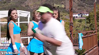VIVID Abella, Milana  Kendra Squirting Lesbian Threesome: Big Ass, Babe  Blonde Porn