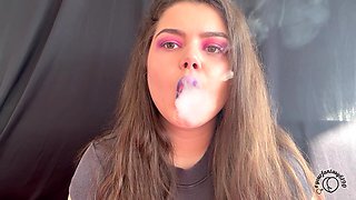 Smokey Seductress: Purple Passion Pink Cigars