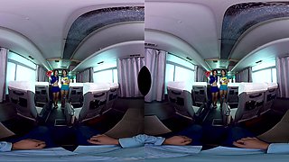 Detour Off The Fans Thanksgiving Day Bus Part 1; Japanese Double Handjob And Blowjob Ffm