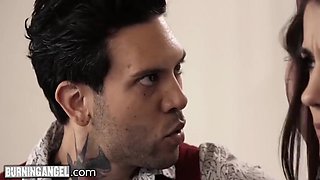 Hot Babysitter Nailed Her Threesome Job Interview With Adria Rae, Angel Hott And Joanna Angel