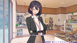 Hentai Game - Summer Clover - Shizuko Masturbation Scene
