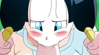 Kame Paradise 3 Multiversex Uncensored - Videl Learn How to Give Head by Foxie2k