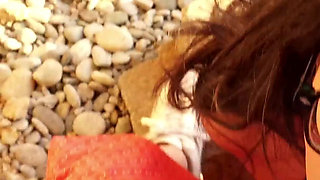 A Stranger Approaches the Beach... and Swallows It Whole in 4K!