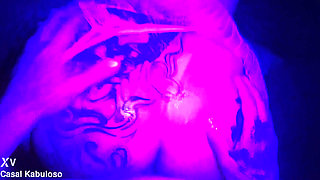 A Rainbow of Pleasure with This Hottie