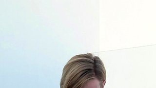 Blonde emo amateur solo masturbation