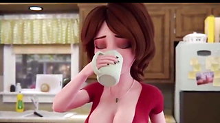 3D Compilation Tifa Lockhart Threesome Blowjob Fucked Against Wall Final Fantasy Uncensored Hentai