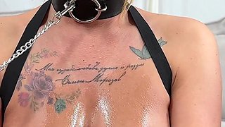 BDSM, Dirty Talk, Oil Handjob and Assjob, Anal and Pussy Creampie.