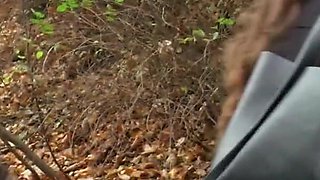Stunning MILF gets pleasured indoor and outdoor