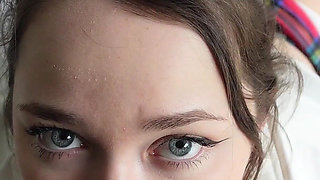 Sexy Schoolgirl Gets Anal Sex Lesson From Her Stepbrother and Receives Anal Creampie