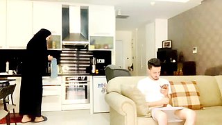 An Arab Boy Fucks Step- Mother Because He's Still Learn How to Have Sex. and Thestep- Mother Doesn't Mind Teaching Her Step Son