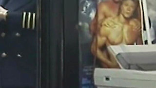 Two hungry brunettes fucking a dude