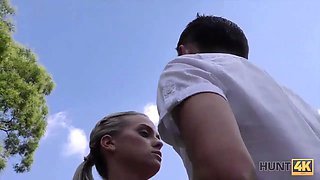 Hunt4k. cuckold admires how gf copulates with another man
