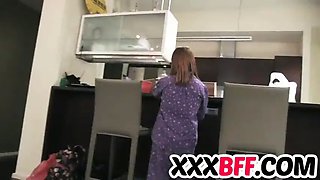 Lesbo women have a pajama party