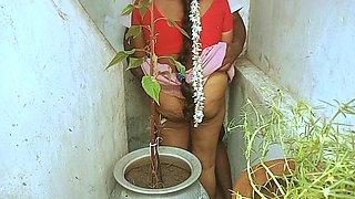 Village Aunty with House Woner Stepson Having Sex 2nd Floor