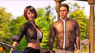 Futanari fun with loveskysan69real in a wild animated threesome adventure