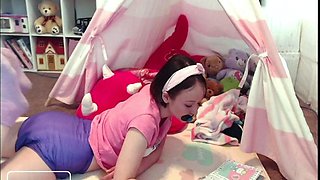 Skinny pierced amateur redhead rough fucking huge toys
