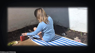 Wanna Cum Help Me in the Garden?