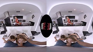 Georgie Lyall, Alecia Fox VR Porn: Family Foursome Is Awesome! - VirtualTaboo