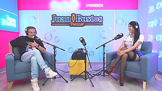 Busty Mayaofi Goes Wild Riding the Machine and Ends up Asking for All the Cameraman's Cum on Her Face.