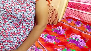 Indian Stepmom Caught by Step Son in Bedroom - Desi Hot Sex with Mitu Choudhury