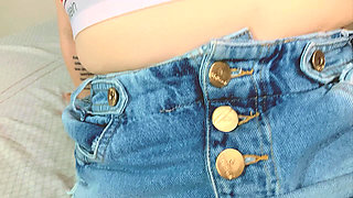 Stepbrother Fucked Hot Latina's Big Ass, First Anal