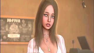 Uncensored hentai where the babysitter gets caught in a tricky love situation