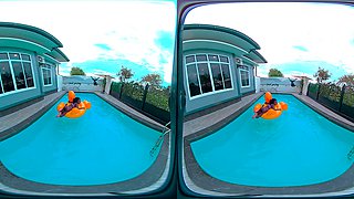 Pov Pool Tease - Amelia Star's Wet Body And Dark Skin Will Drive You Crazy - 8k Seduction