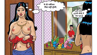 Savita Bhabhi And Salesman XXX Ep 1 Hindi Comic Video