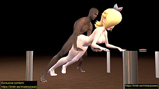 Rosalina Cheats Mario With Stranger In Doggy Position