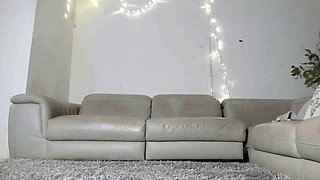 Big boob brunette masturbates on webcam