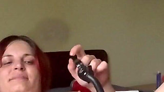 Playing with pussy and pump