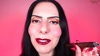 I Am Your Passion - Cigar and Red Lipstick