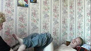 Mom Son's friend Russian Mature Granny Fucking