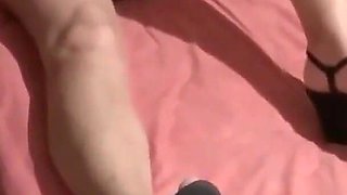 I Dress in Erotic Lingerie to Masturbate with My Friend's Stepson