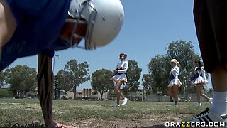 Cheerleader Distraction With Crissy James, Scott Nails - Brazzers