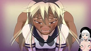 Doll gets drilled hard in the butt with a pipe