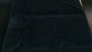 Masseur Grinding Dick on Her Ass & Fingering Her Pussy on Massage Bed