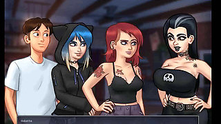 Summertime saga: romantic dinner for two girls ep 138