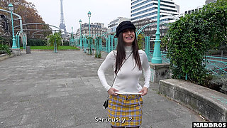 Beautiful Italian Girl Gets Pounded In Anal And DP For Her First Time In Paris !!!