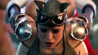 Stunning Catwoman with a Perfect Ass Craves Rough Anal!