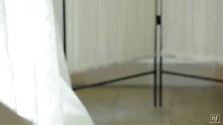 Nubile Films - Tight little pussy stuffed full of cock