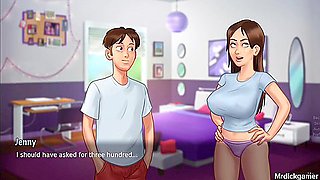 Car Toon - Hot Teen 18+ Bitch Gets Her Tits Squeezed By Her Stepbrother