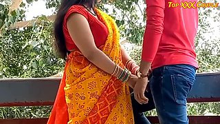 Desi Stepmom Seduces Stepson For Hardcore Balcony Fucking - Hot Indian Homemade