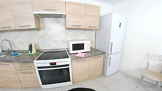 Melisa Creative Teases and Plays and Then Sucks Her Lover’s Cock