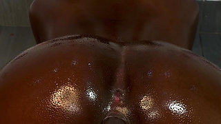 This Fuck Machine Dumped a Huge Cum Load in My Pussy and Made Me Squirt Twice