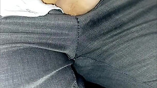 At Last He Fulfilled His Fantasy! Deep Blowjob with Spit for My Old Stepdad