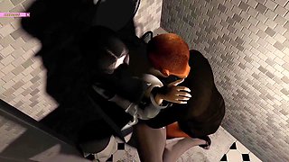 Cheating Wife Fuck the Old Man Big Cock Client (p2) - 3D Animation Hentai