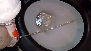 My StepMom Piss