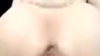 Riding a big dildo (27 cm)