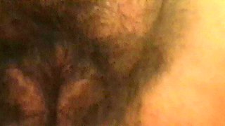 Hairy Vagina of Mature MILF Close up